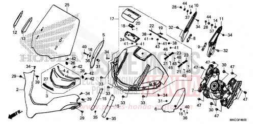 PARE-BRISE GL1800DAL de 2020